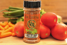 Van Roehling Like It Hot seasoning - amazing flavor paired with heat - cajun perfection spicy veggies hot wings sizzlin salmon