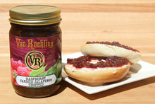Van Roehling Raspberry candied jalapenos sweet and spicy easy appetizer bagel topping
